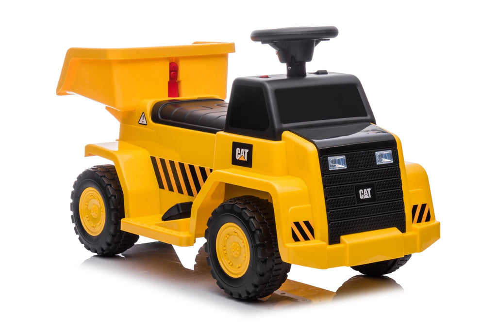 2026 6V Licensed CAT Dump Truck Kids Ride On Electric Truck