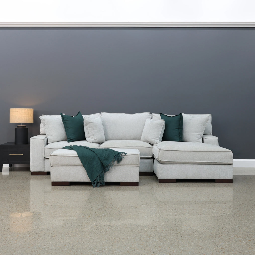 Gembrook RHF Sofa Chaise Light Grey