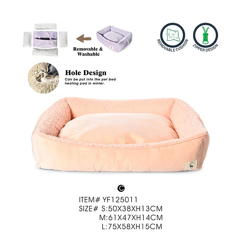 Removable Dog Bed Washable Stylish Dog Bed