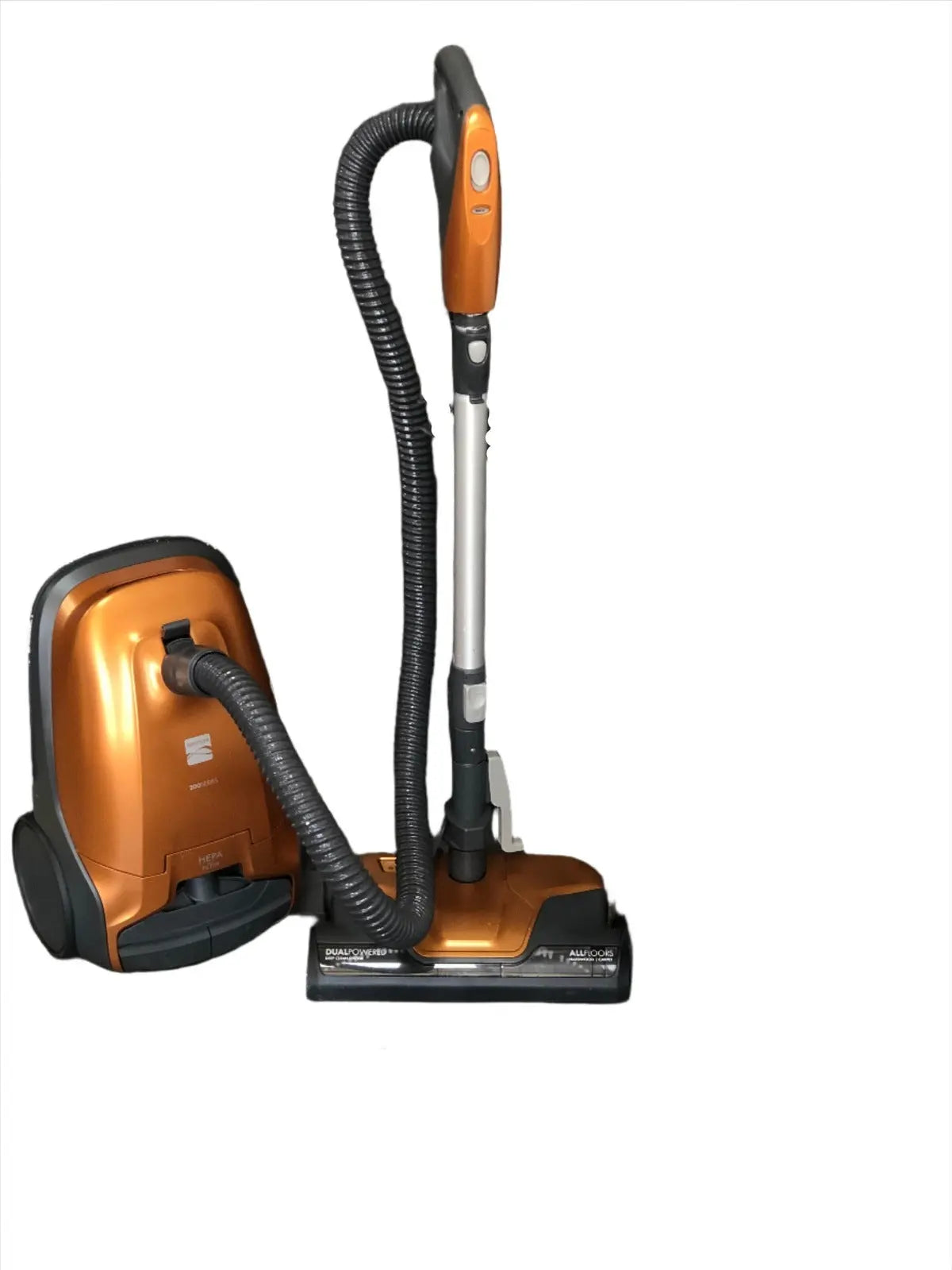 Bagged Canister Vacuum Cleaner with Cleaning Tools, Orange