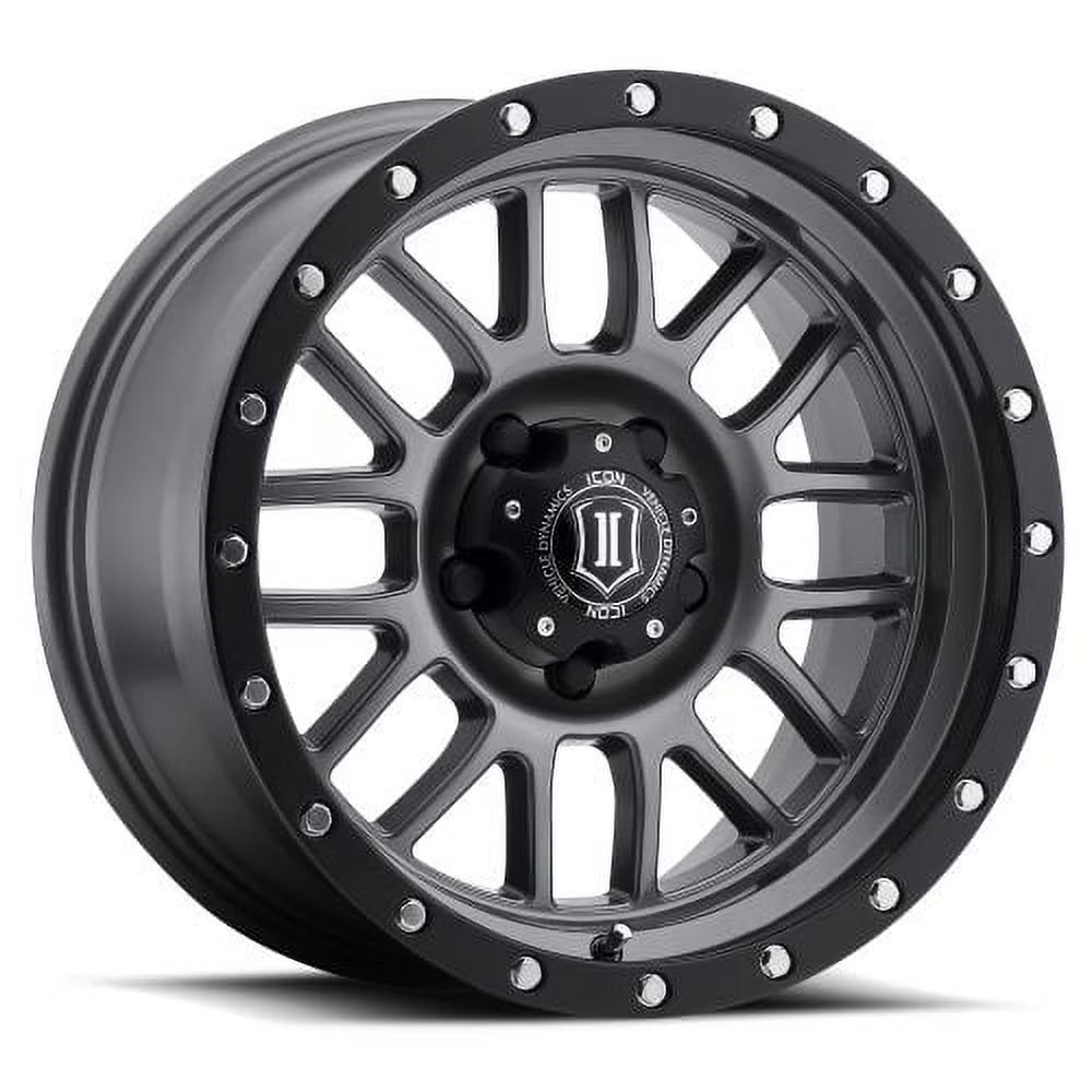ICON Alloys Alpha, Gunmetal, 20 x 9 / 5 x 150, 16mm Offset, 5.625" BS