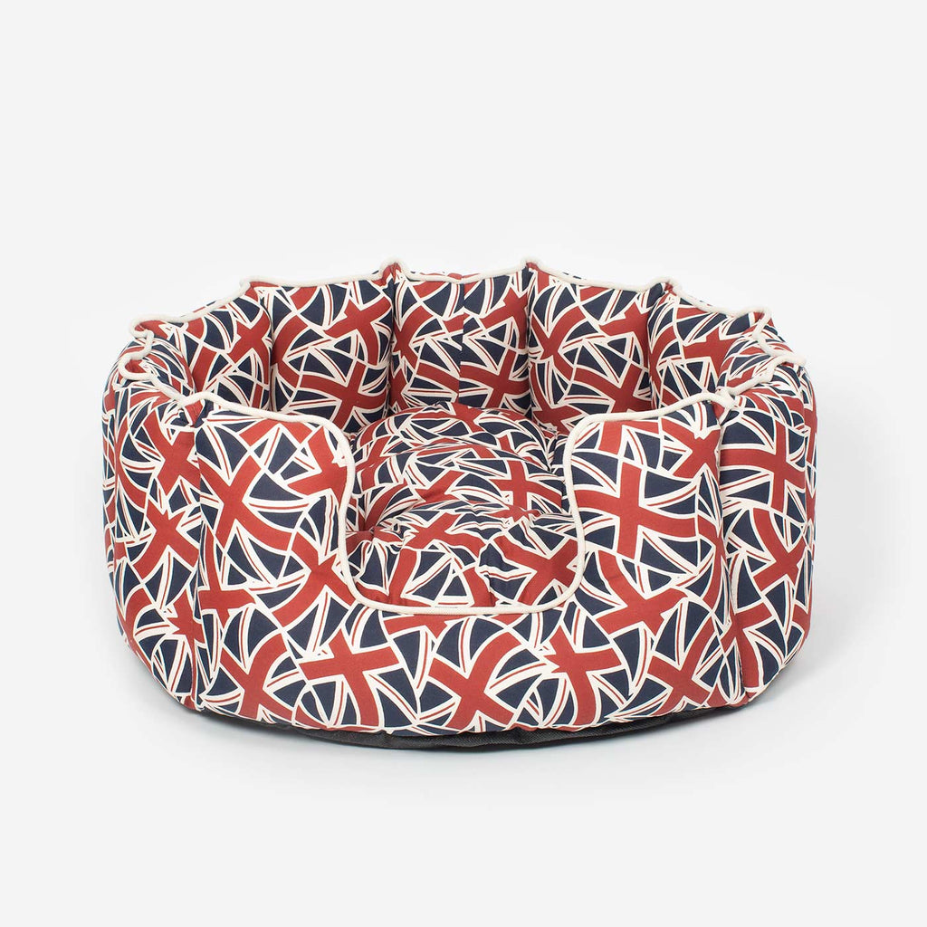High Wall Bed For Dogs in Union Jack