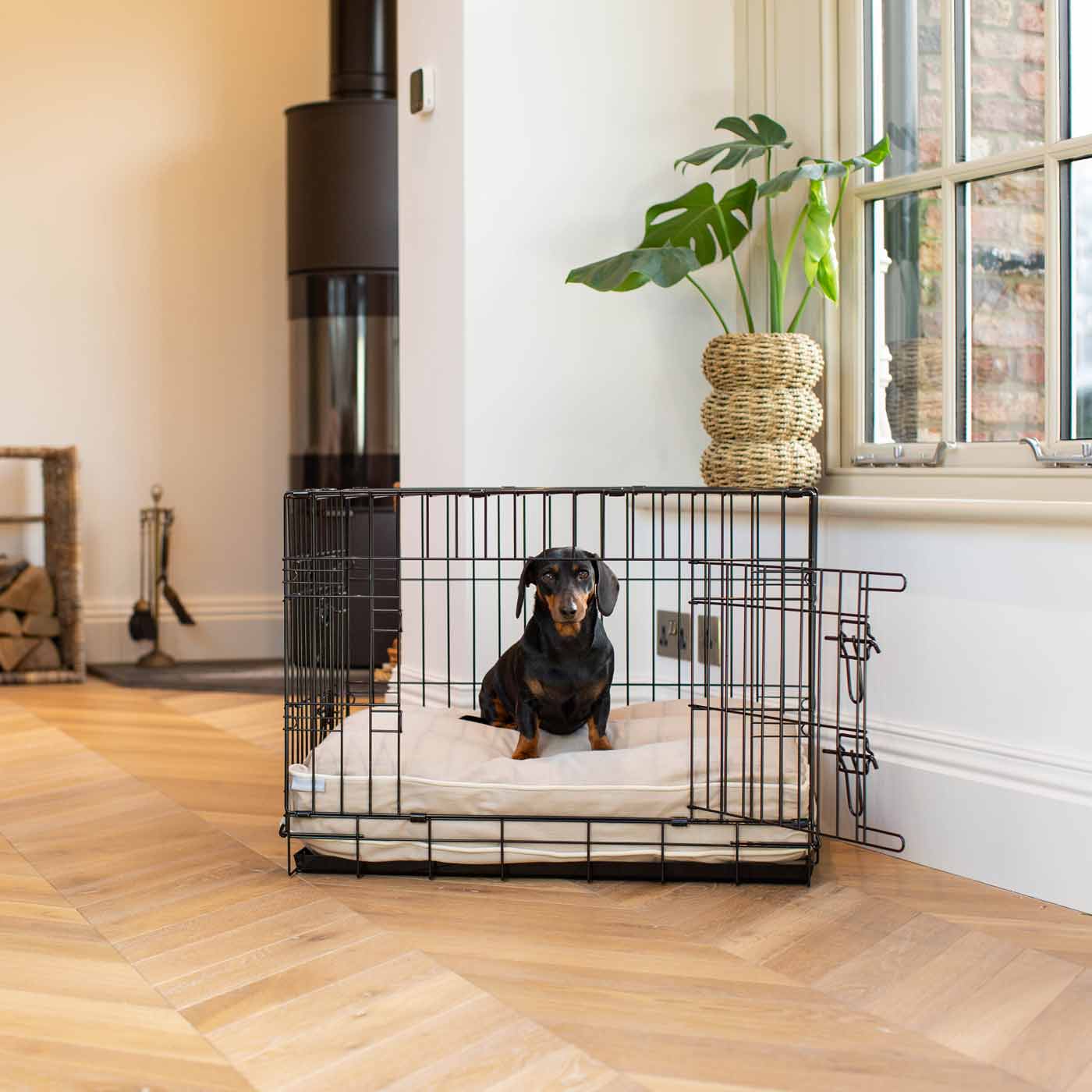 Dog Cushion in Savanna Oatmeal