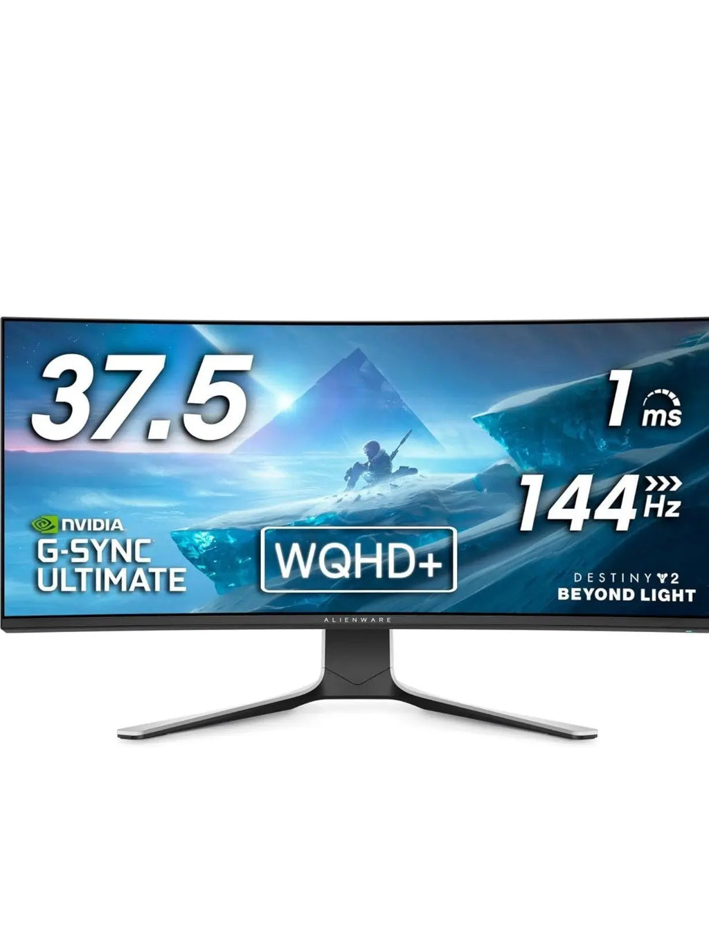 38-Inch Ultrawide Curved Gaming Monitor, 144Hz, 3840 x 1600 WQHD, IPS, 1ms, 2300R, HDR 600, White