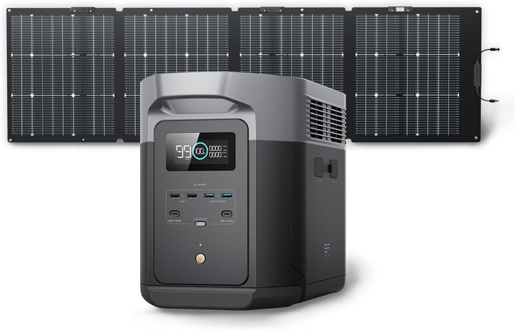 2400W Portable Power Station Solar Generator