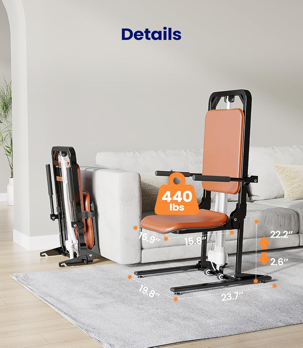 Electric Floor Lift, 440-Lb. Capacity, Elderly Assistance