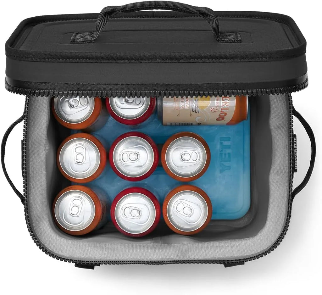 12-Can Portable Soft Cooler, Insulated Waterproof Cooler Bag with Adjustable Shoulder Strap, Compact Leak-Resistant Design for Camping, Hiking, Travel and Outdoor Activities