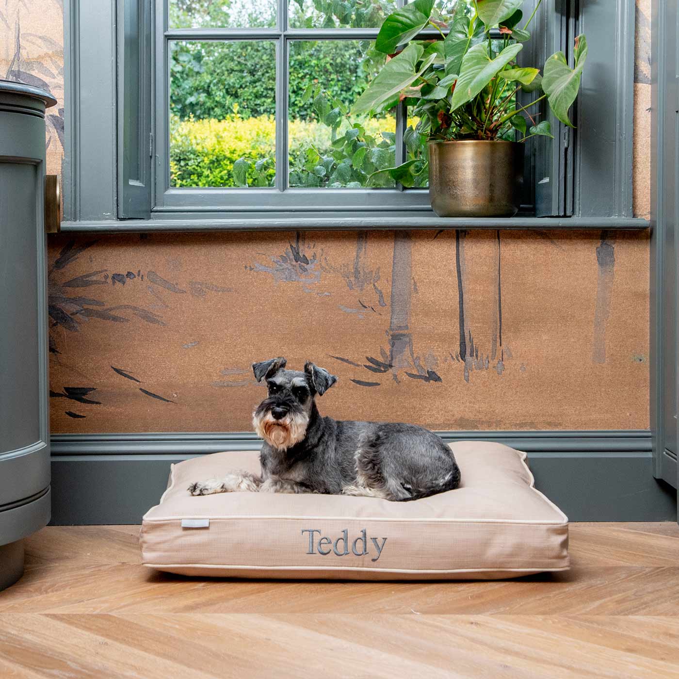 Dog Cushion in Savanna Oatmeal
