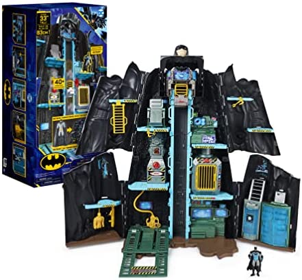 Giant Transforming Superhero Playset with 4 Action Figures and Accessories