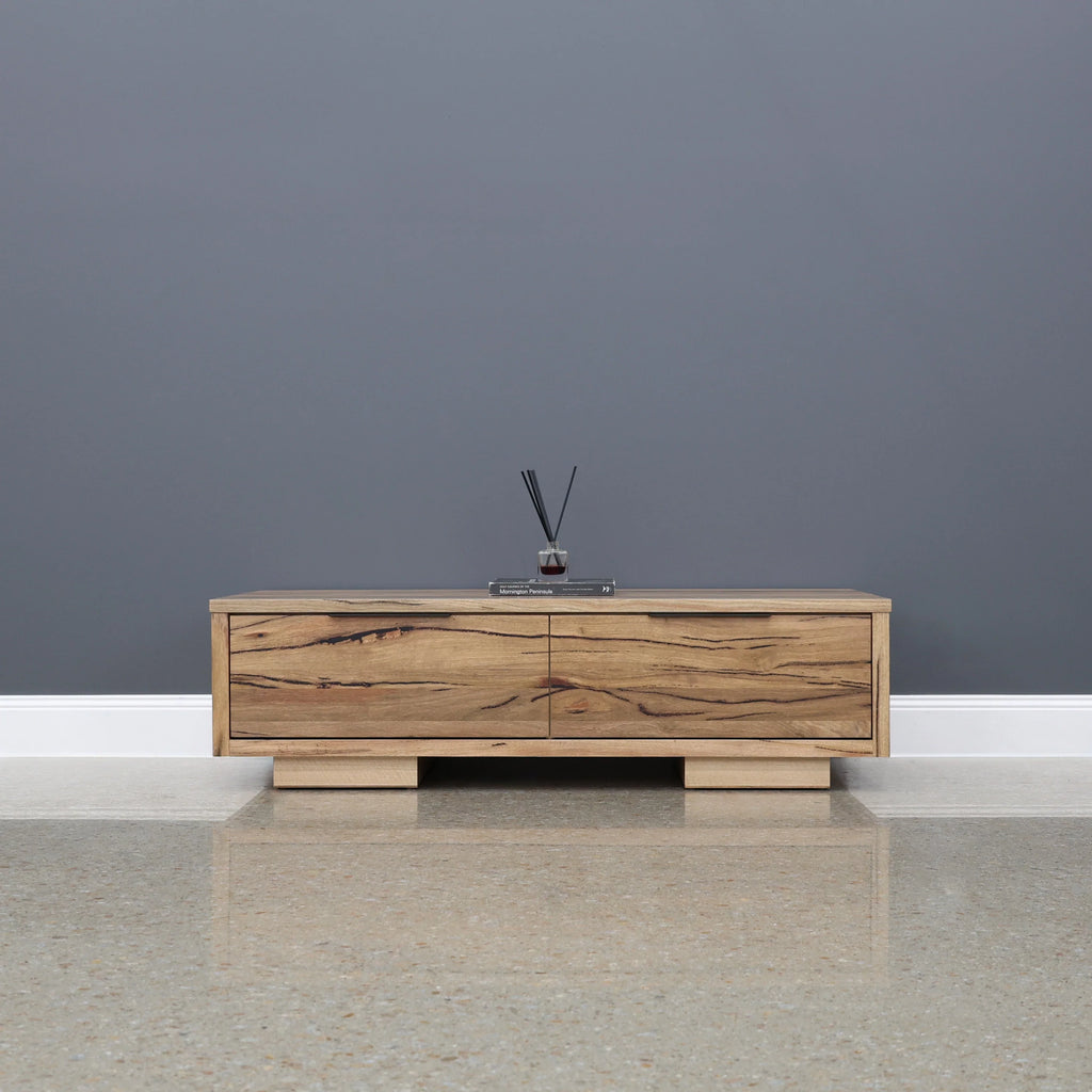 The Marri Wood Black Coffee Table