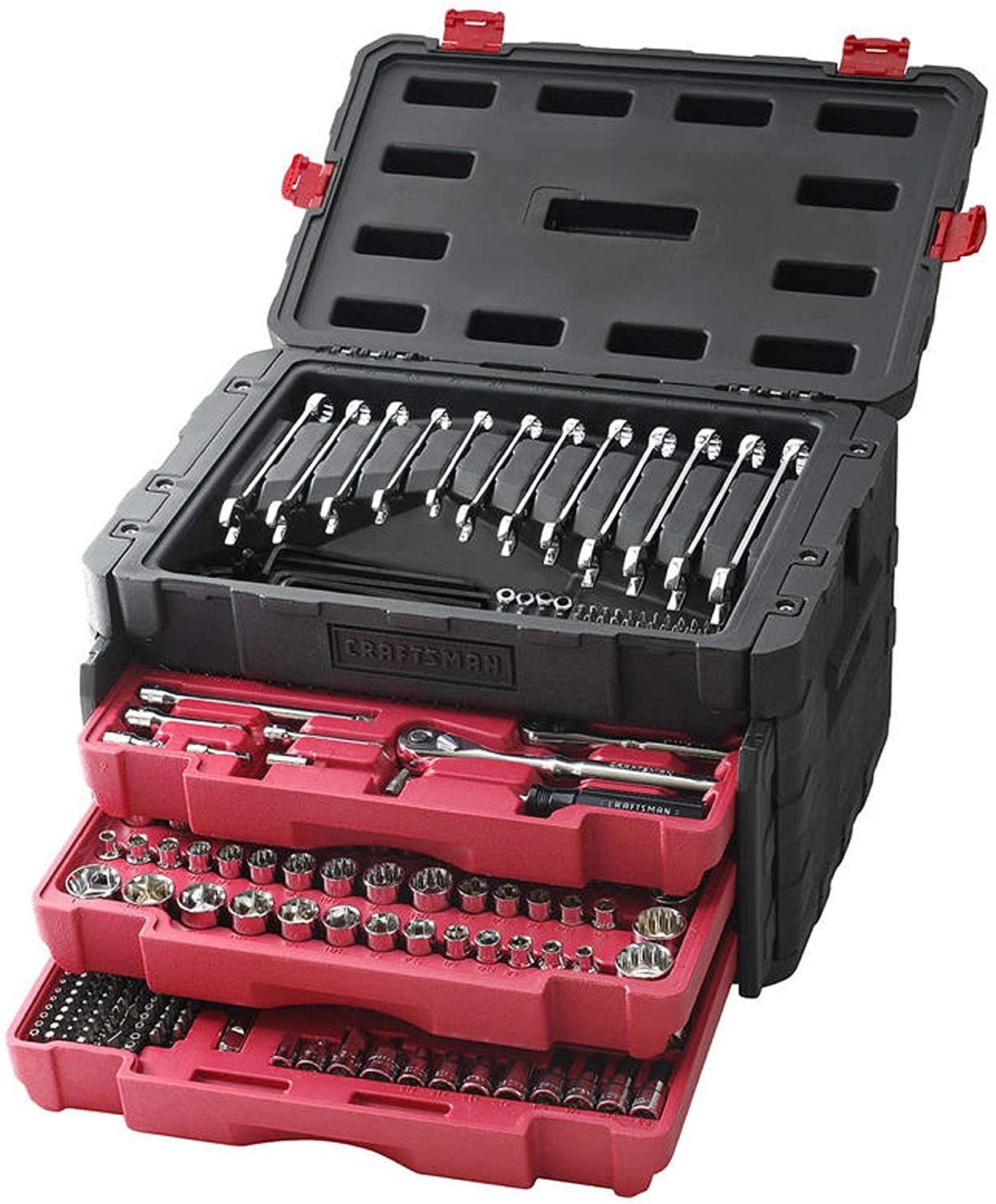 450-Piece Mechanics Tool Set with Ratchets, Sockets and Hand Wrenches