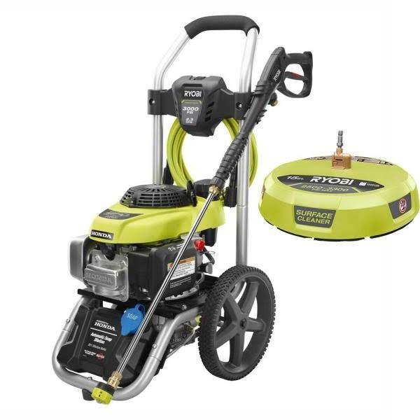 3000 PSI 2.3 GPM Gas Pressure Washer with 15-Inch Surface Cleaner