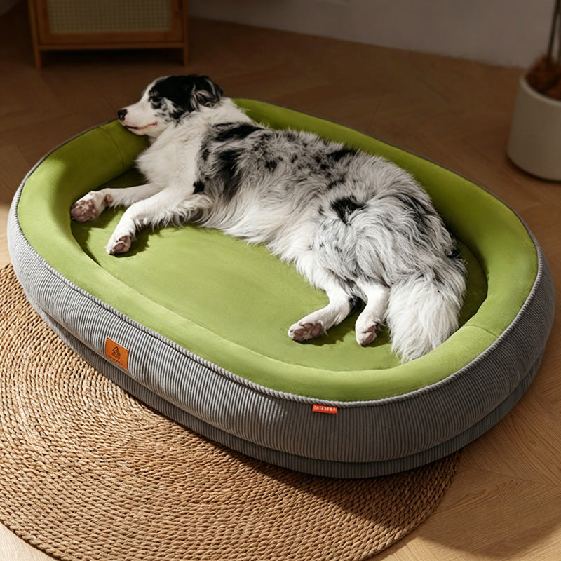 Medium-Sized Dogs Ultra-Soft Fabric Pet Bed