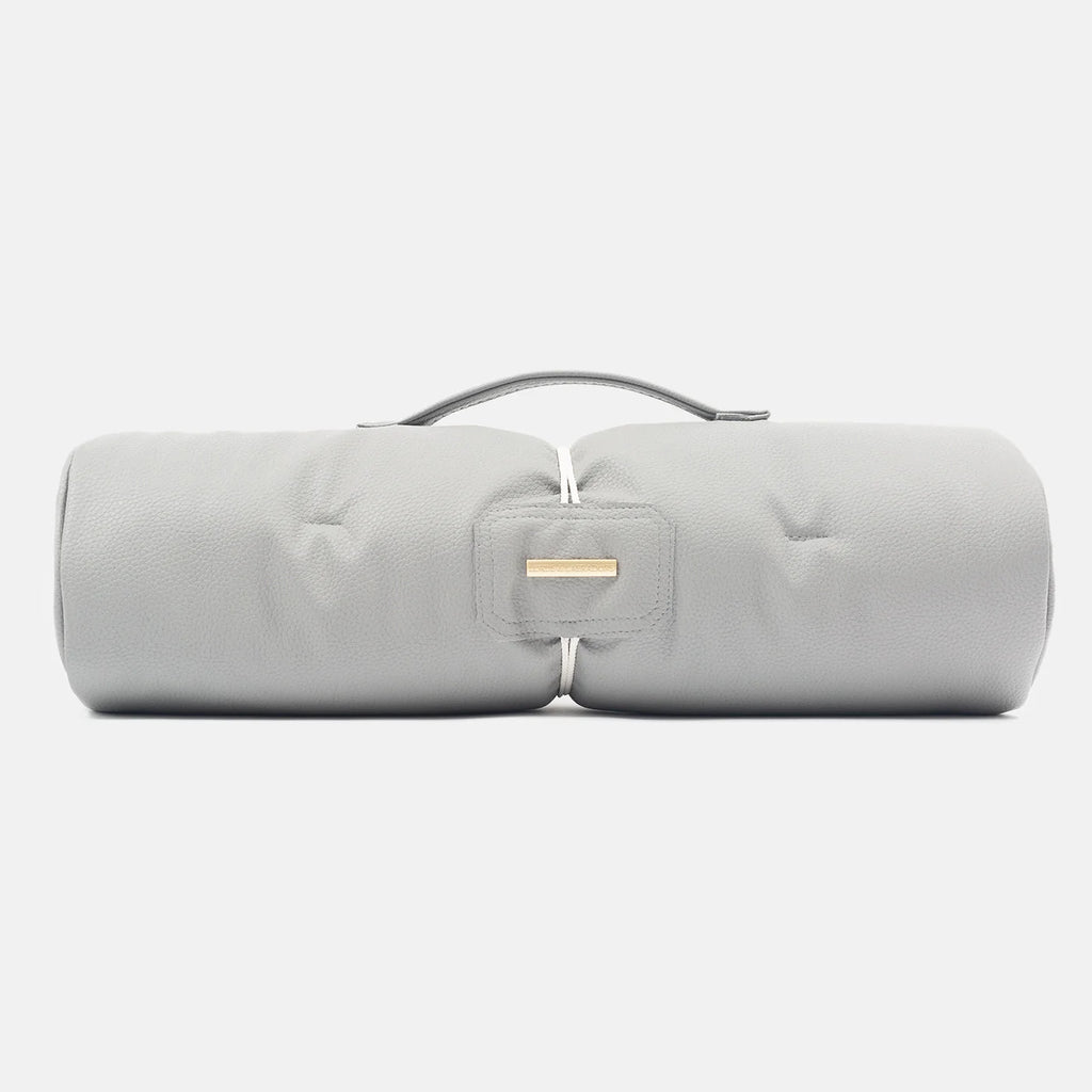 Travel Mat in Granite Rhino Faux Leather