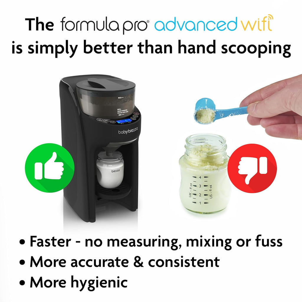 WiFi-Enabled Baby Formula Dispenser, Black