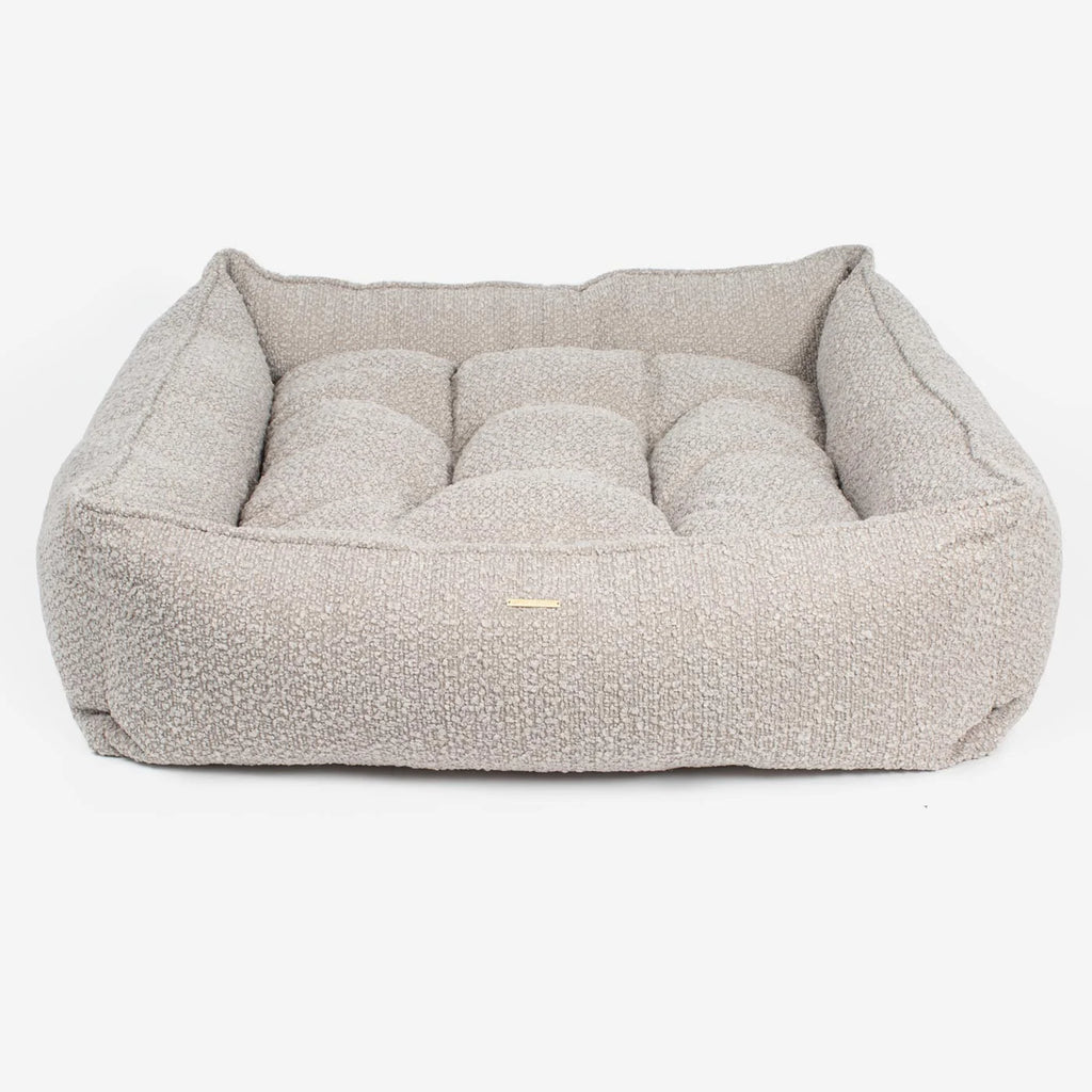Box Bed For Dogs in Bouclé