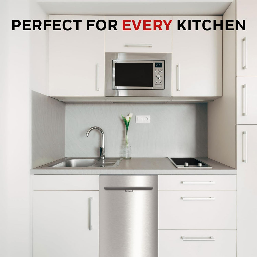 18-Inch Dishwasher with 8 Place Settings, 6 Wash Programs and Stainless Steel Tub