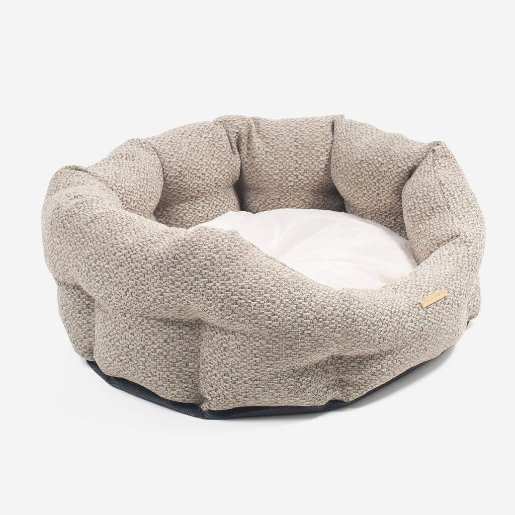 Oval Bed in Pebble