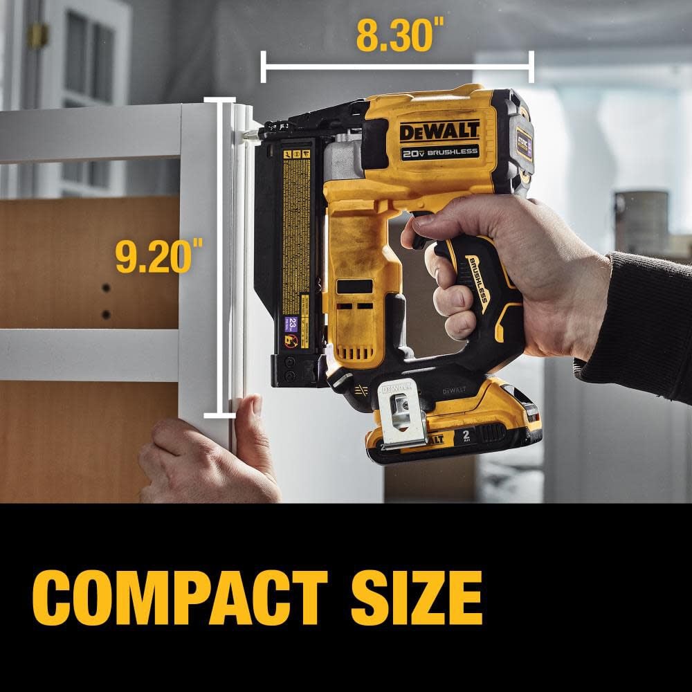 20V 23-Gauge Cordless Pin Nailer Kit