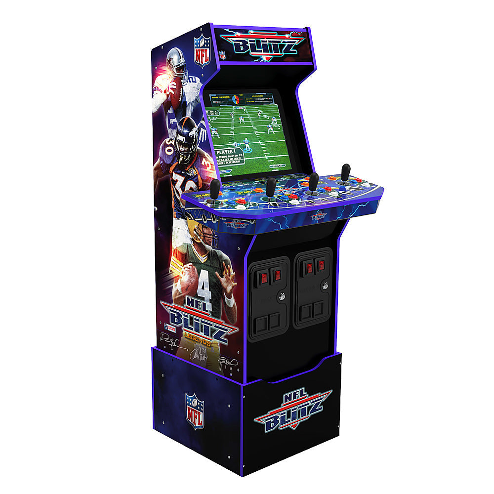Retro Arcade Game Console with Riser and Lighted Marquee
