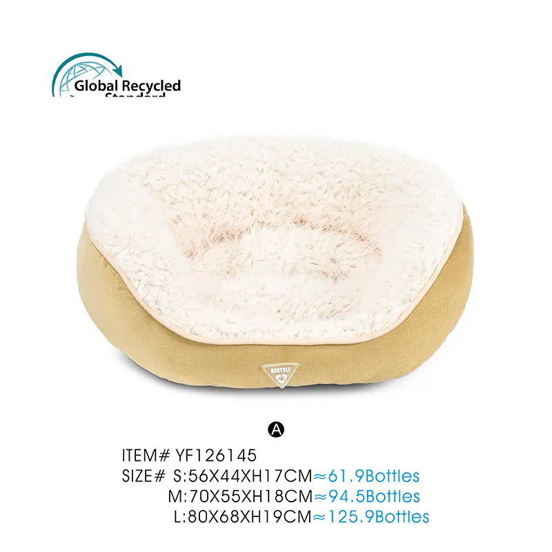 Eco Friendly Dog Bed Plush Pet Bed For Dogs