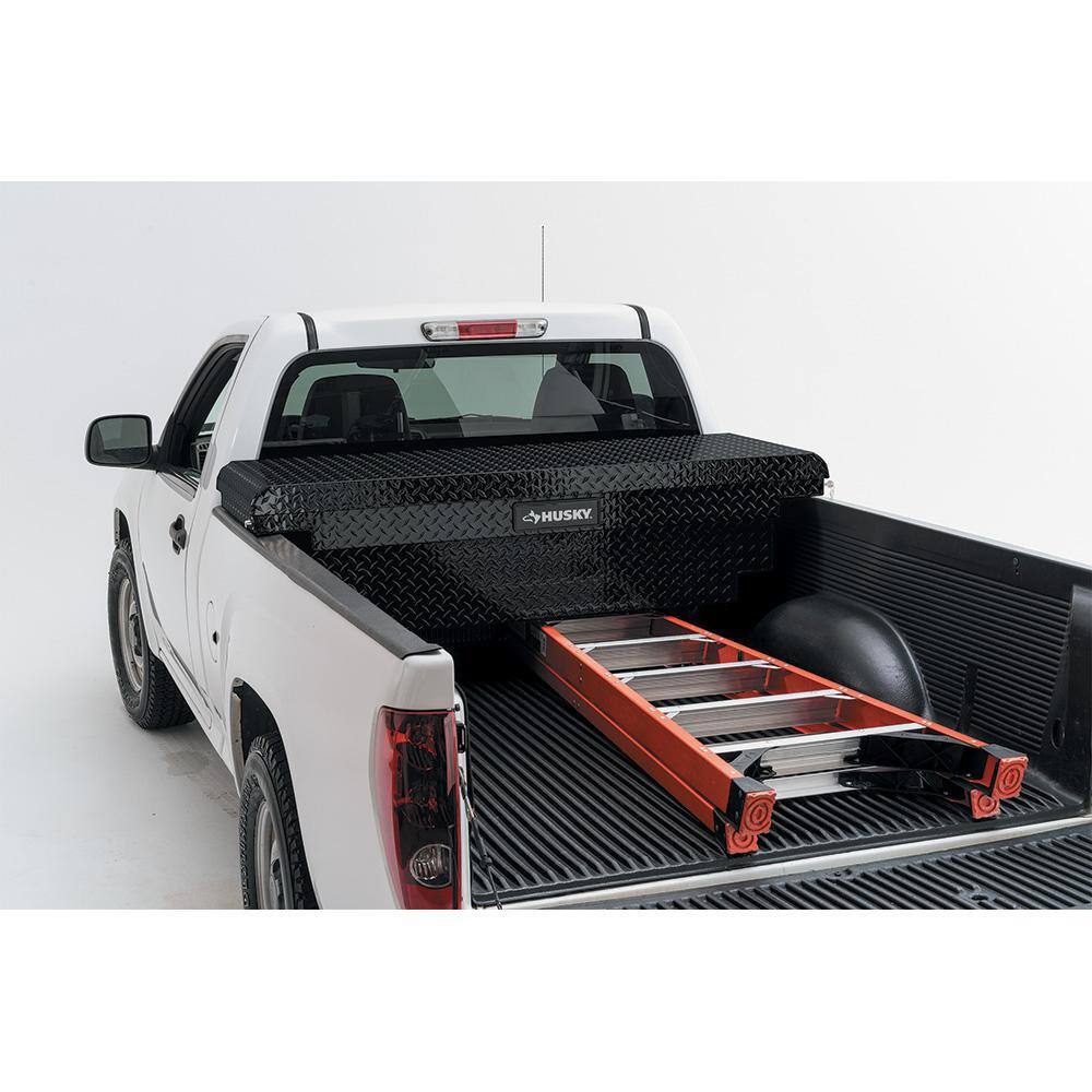 61.86-Inch Matte Black Aluminum Low-Profile Truck Box for Mid-Size Trucks