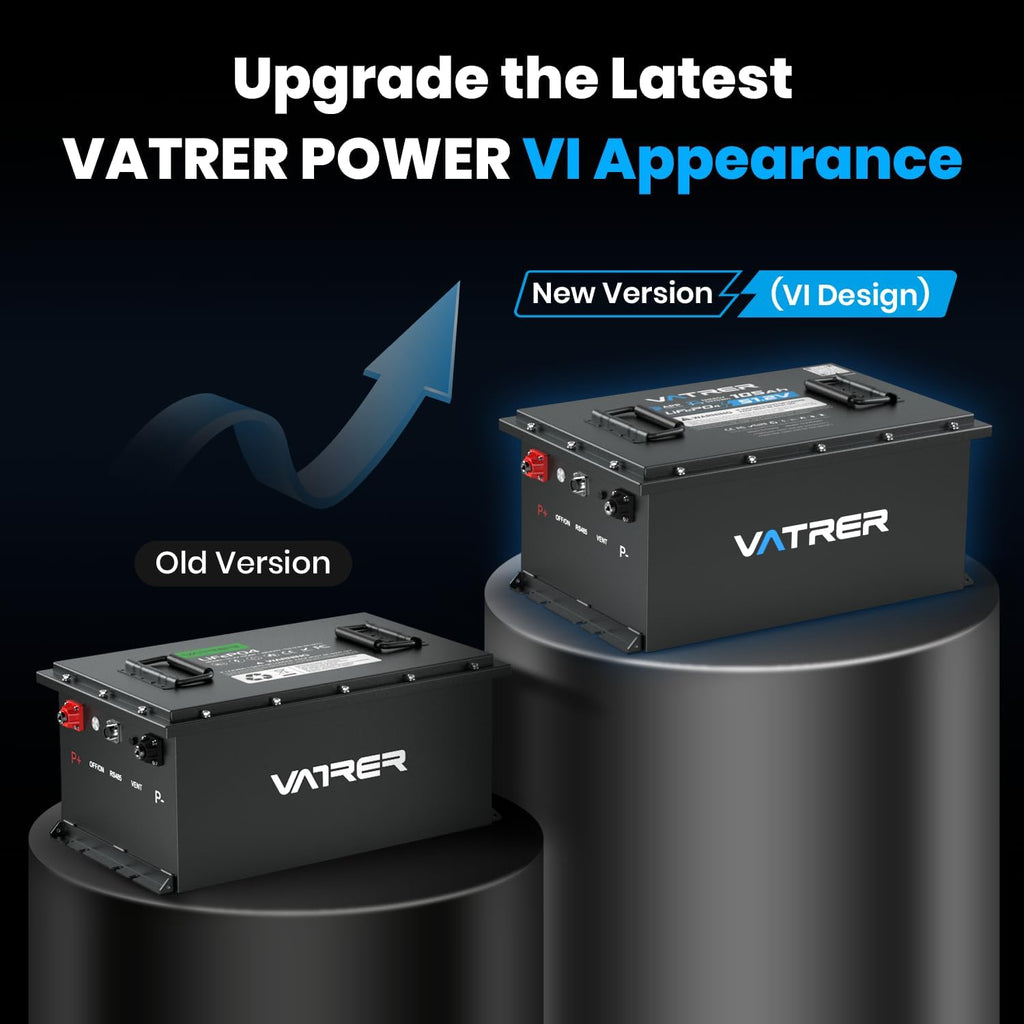 48V 105Ah Lithium Battery with Smart BMS, Touchscreen Monitor and Mobile APP