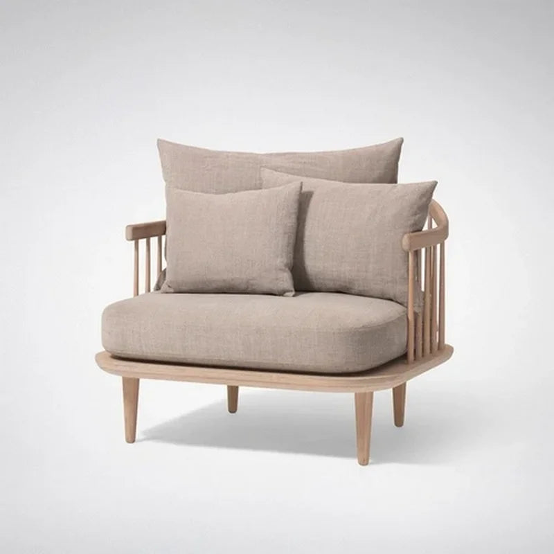 Fly Sofa Fabric Solid Wood