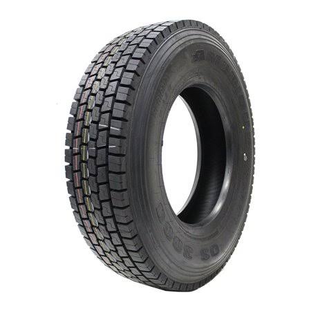 295/75R22.5 144L Commercial Drive Tire, Medium-Duty Open Shoulder Radial Tire for Trucks and Buses