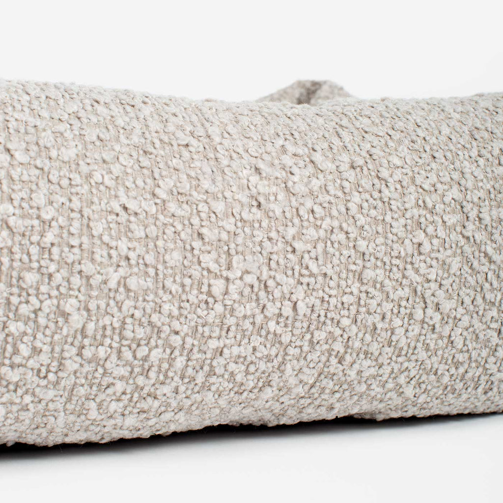 Cozy & Calming Puppy Cage Bed In Mink Bouclé