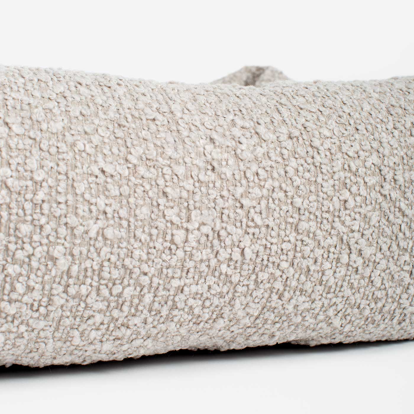 Cozy & Calming Puppy Cage Bed In Mink Bouclé