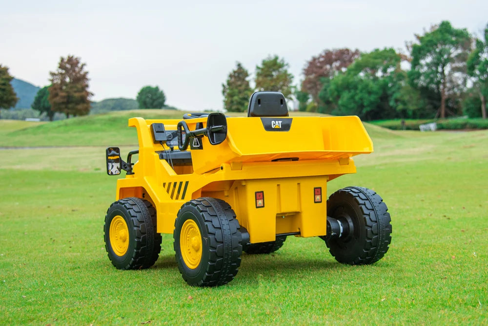 2026 CAT Dump Truck 12V Kids Ride On with Remote Control, Working Shovel & Realistic Construction Sounds With RC