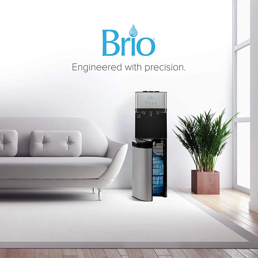 Self-Cleaning Bottom-Loading Water Cooler Dispenser with 3 Temperature Settings