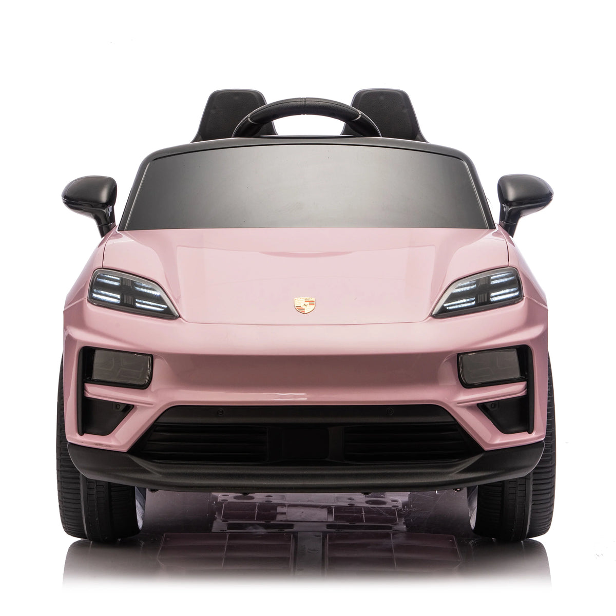 Licensed 24V Porsche Macan Turbo EV Kids Ride On One Seater cars, Rubber Tires, Leather Seat, with RC