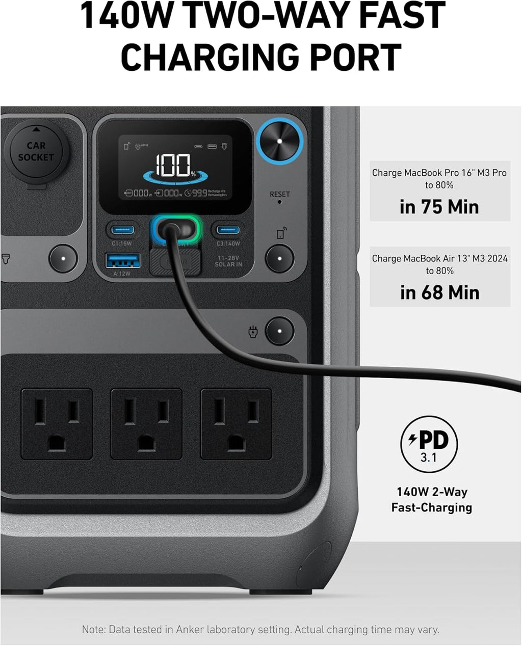 288Wh Portable Power Station