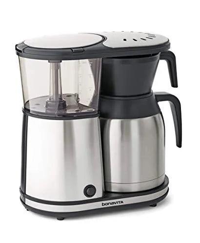 8-Cup One-Touch Coffee Maker with Thermal Carafe, Stainless Steel