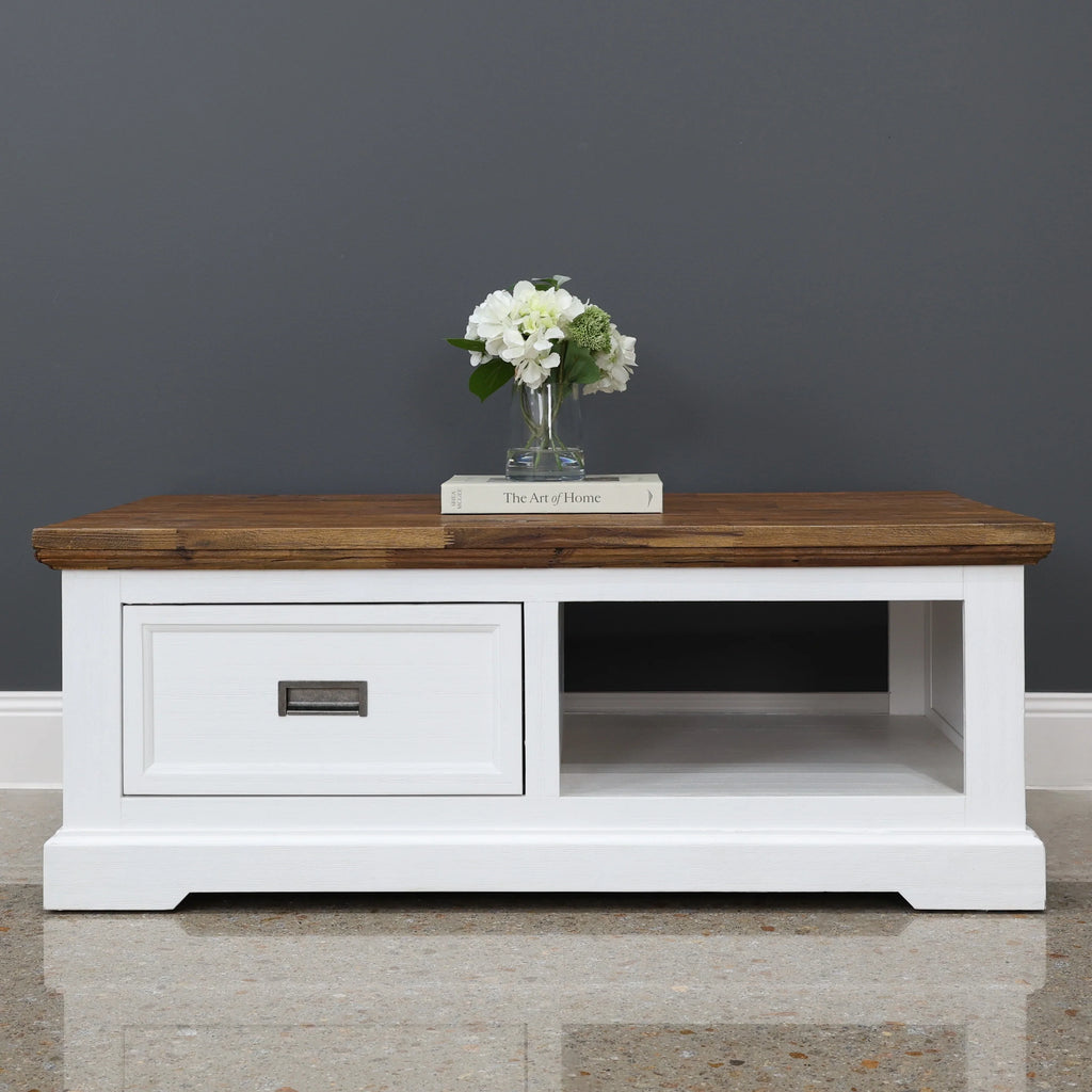 Provedore Two Tone Coffee Table w/ 1 Drawer