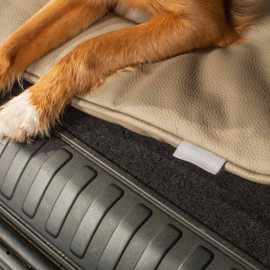 Travel Mat in Sand Rhino Faux Leather