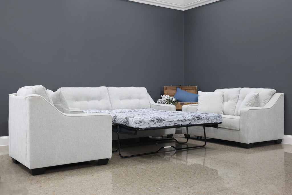 Victoria Queen Sofa Sleeper Light Grey