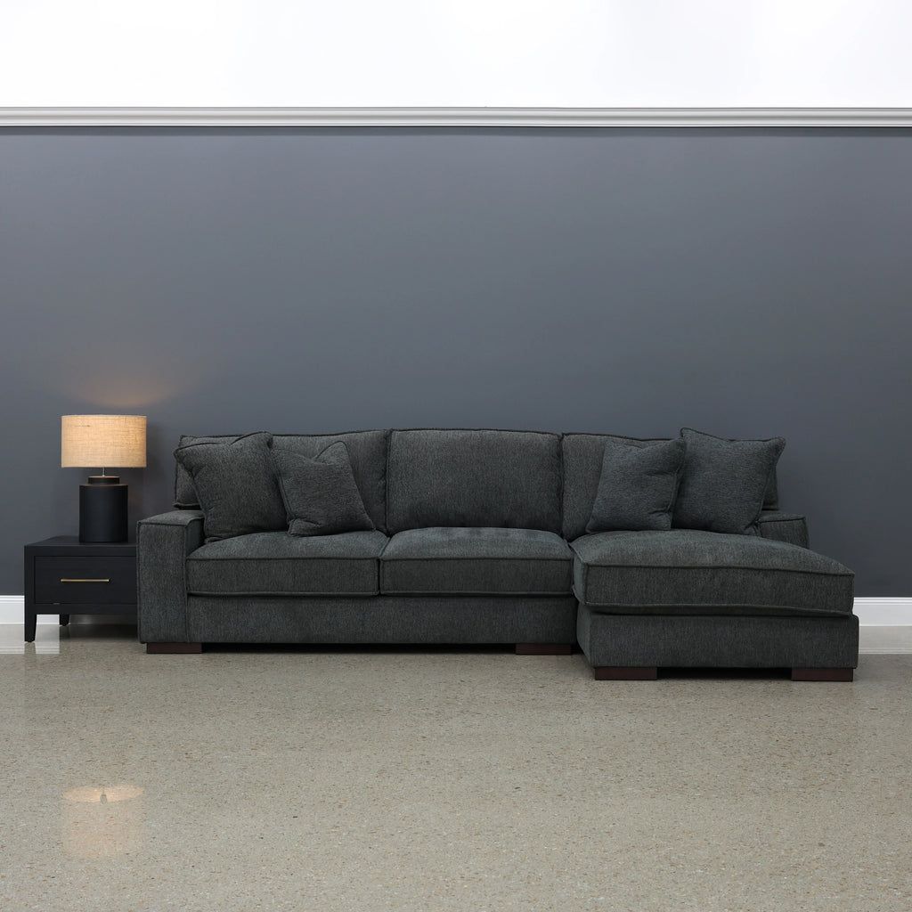 Gembrook RHF Sofa Chaise Dark Grey
