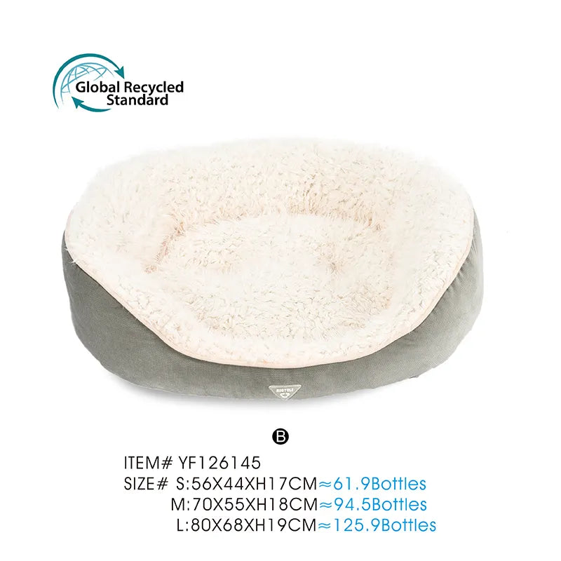 Eco Friendly Dog Bed Plush Pet Bed For Dogs