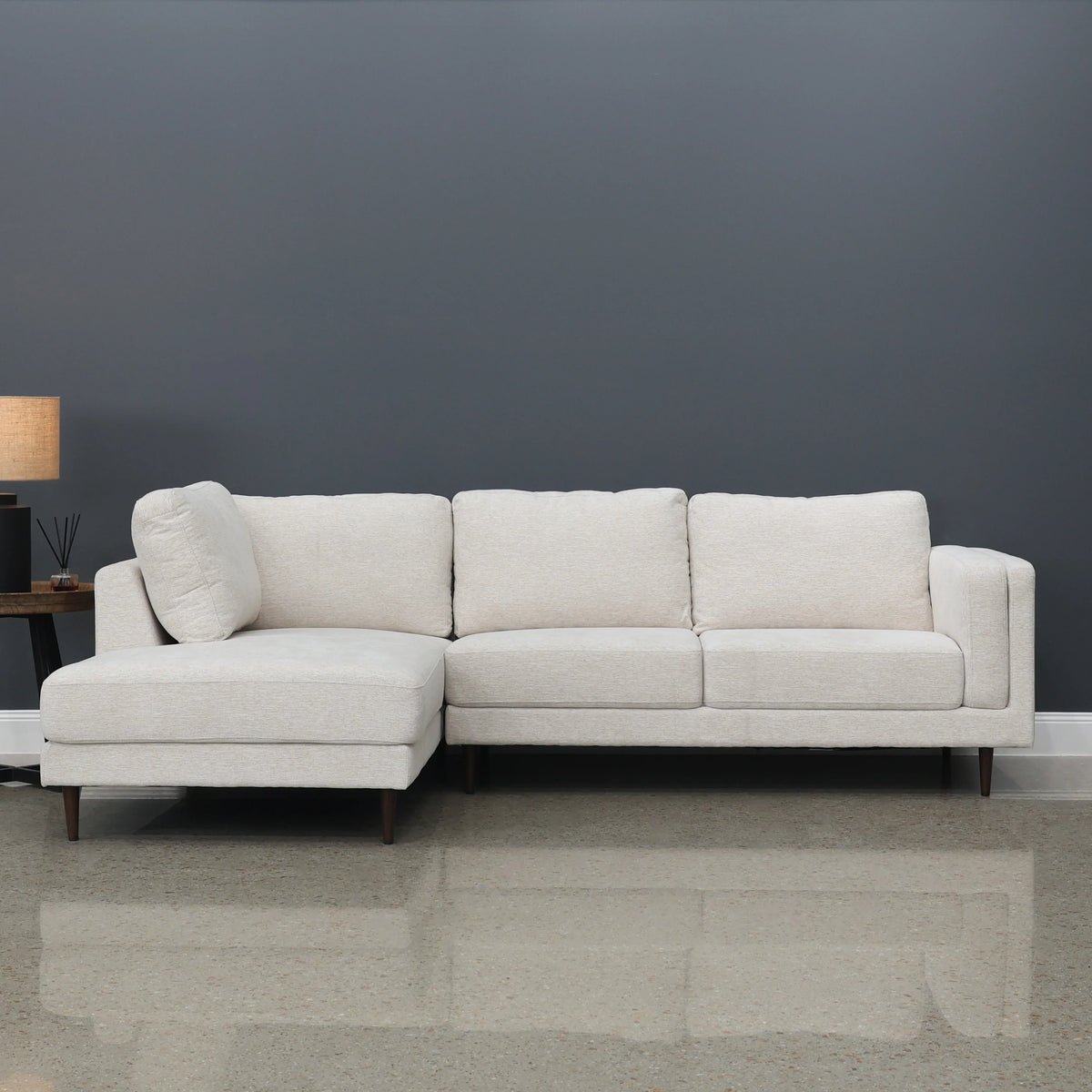 Canberra Sofa Chaise Natural
