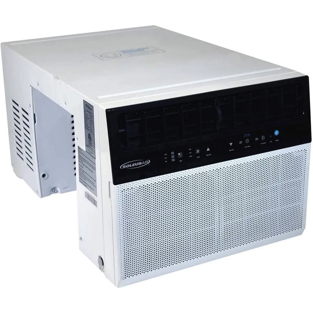8,000 BTU Hybrid Saddle Window Air Conditioner with WiFi, White