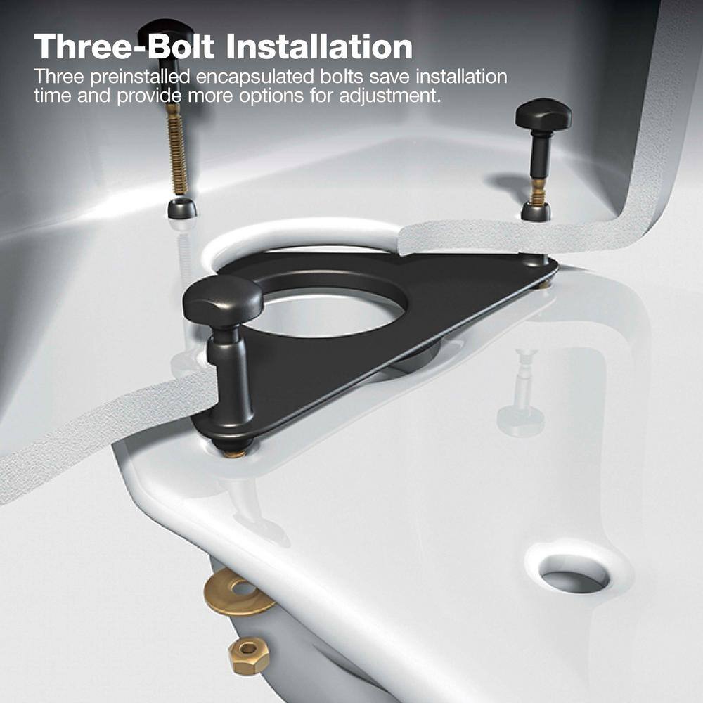 Extra-Tall 2-Piece Elongated Toilet, 1.28 GPF Single Flush, White, Seat Included