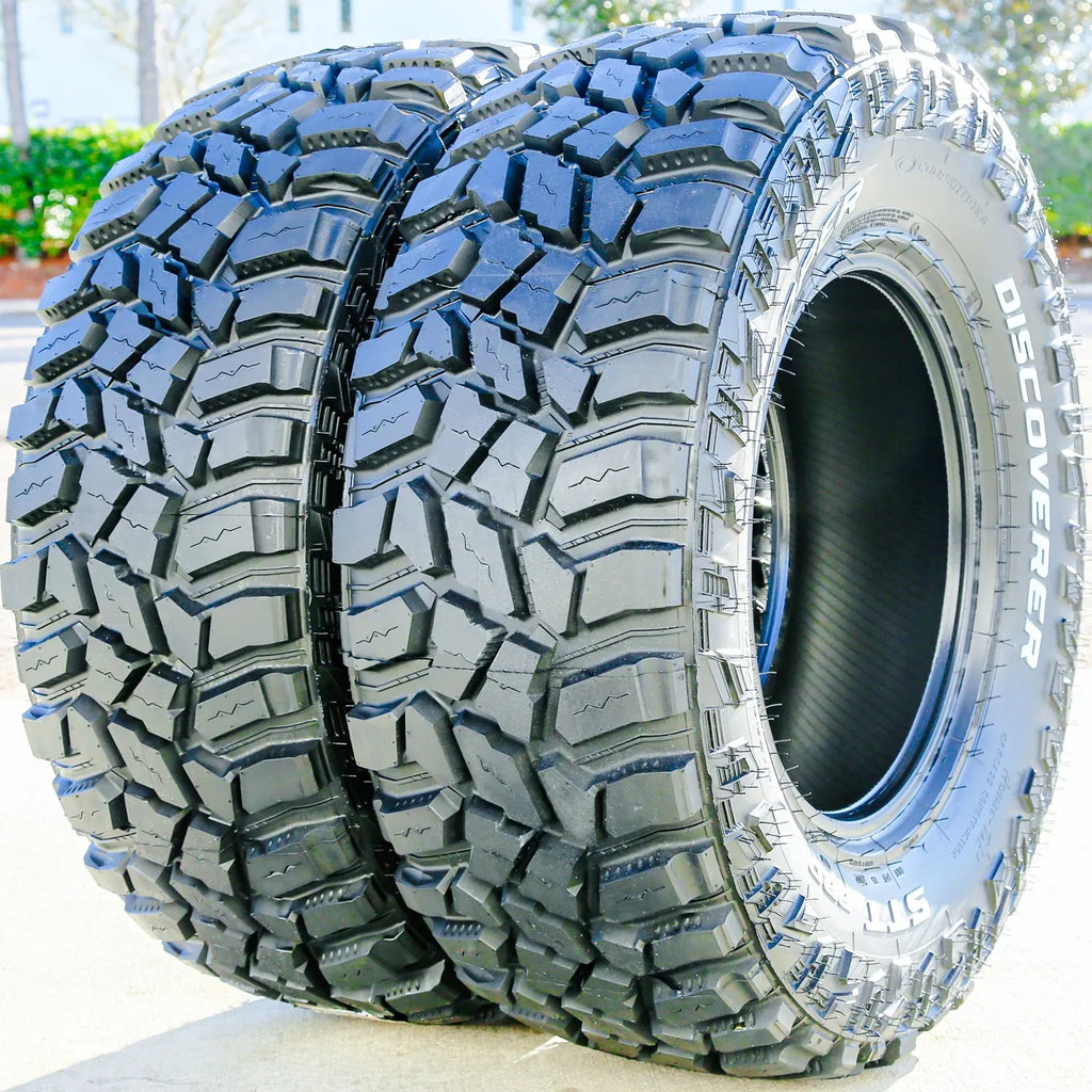 Set of 4 LT275/70R18 125/122P E 10-Ply Mud-Terrain Tires