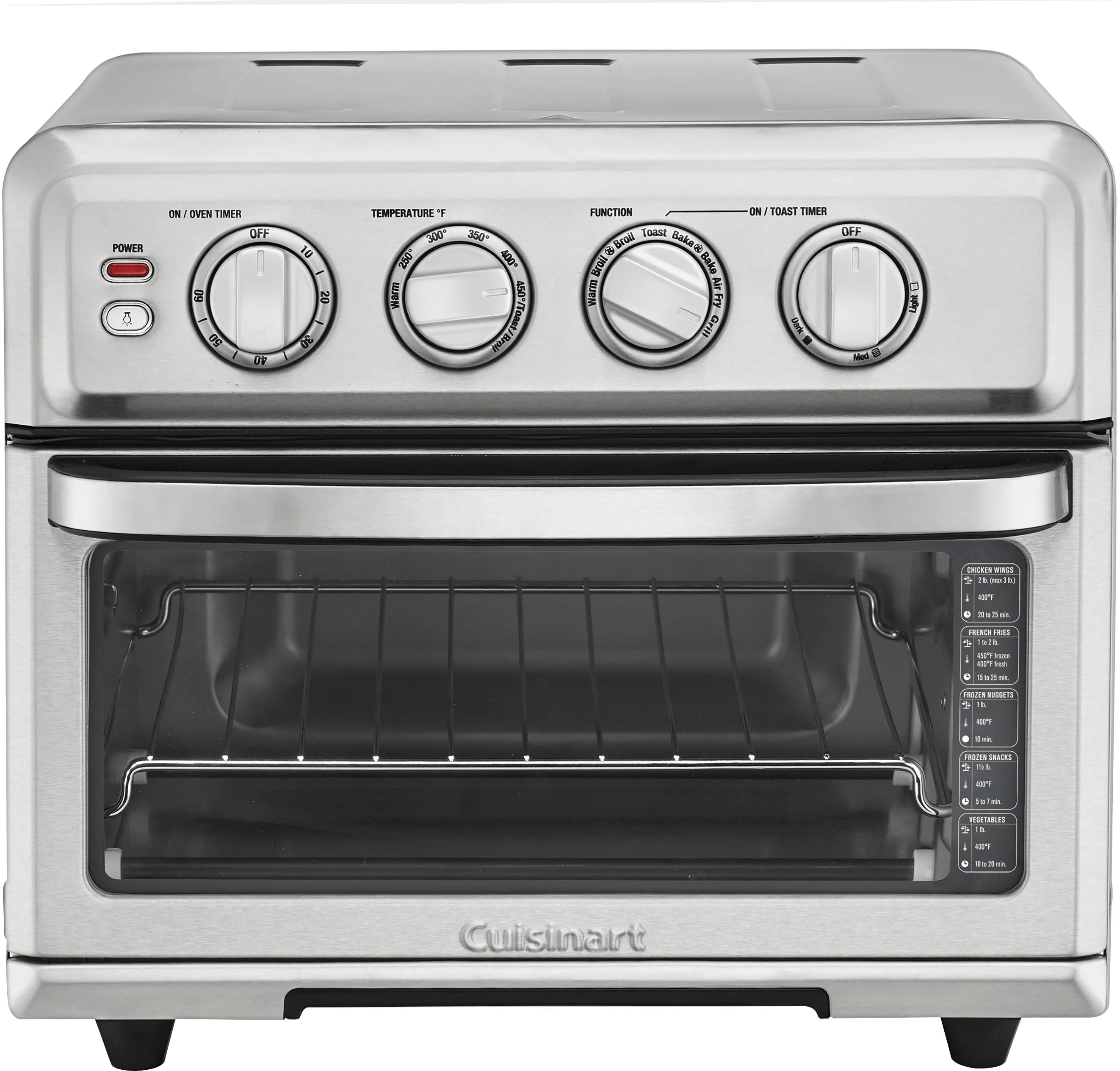 Air Fryer Toaster Oven with Grill, Stainless Steel