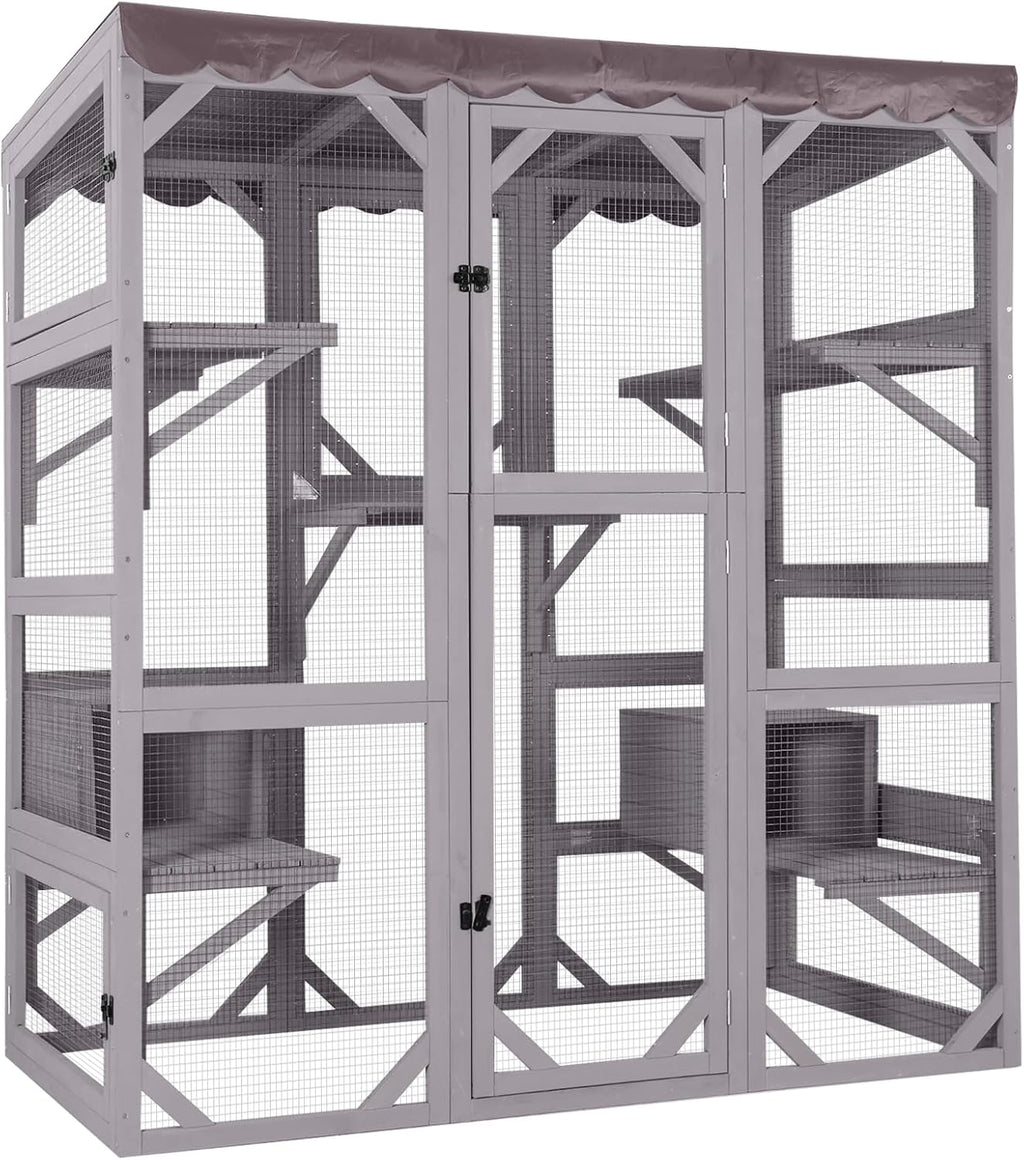 Large Walk-In Outdoor Cat Enclosure