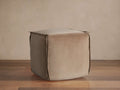 Washed Velvet Pouf
