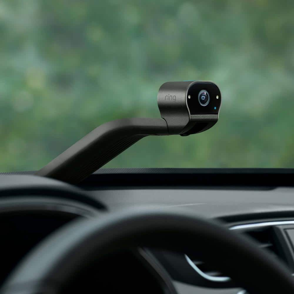 Dual-Facing HD Vehicle Security Camera with Night Vision and Motion Alerts