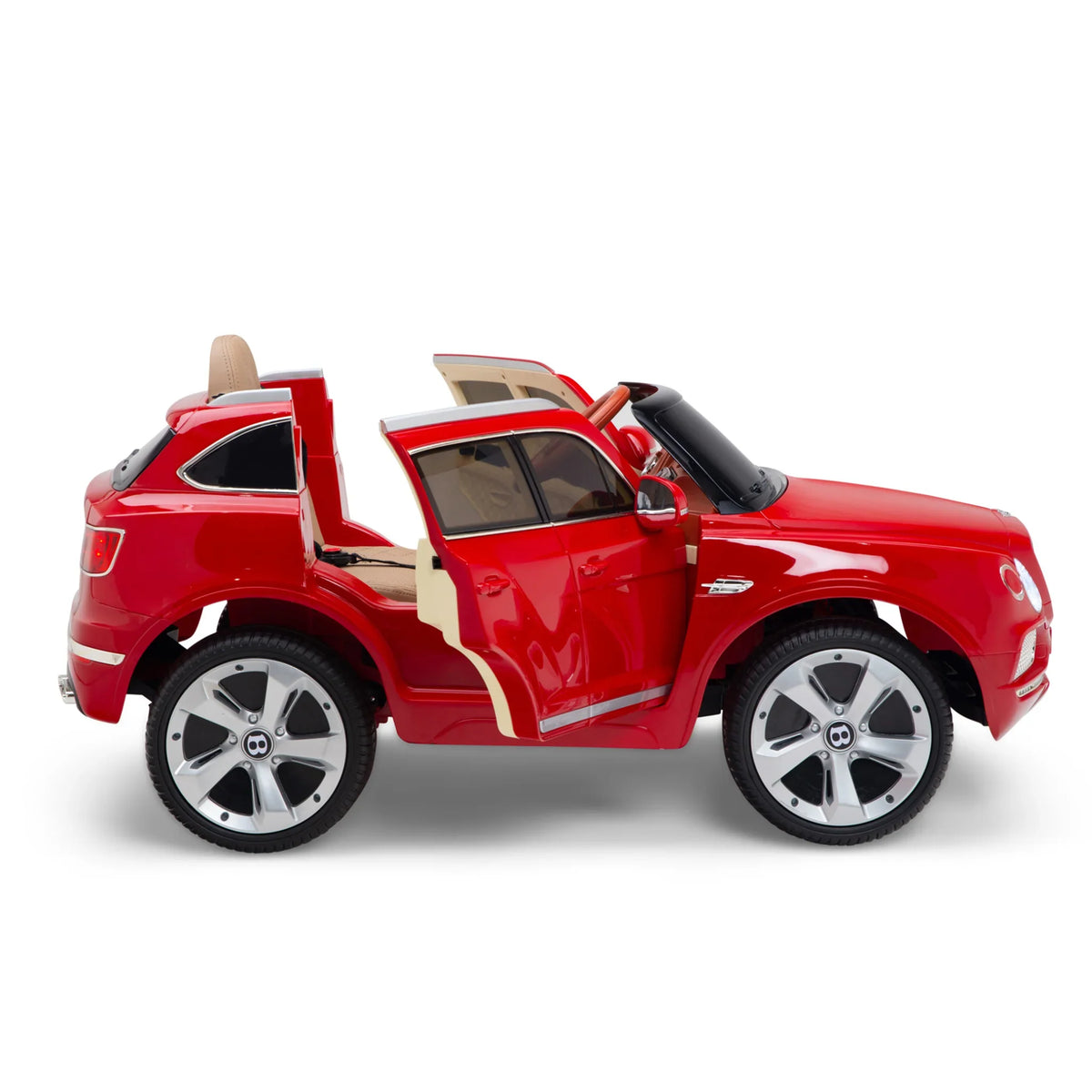 12V Licensed Bentley Bentayga Kids Ride On 1 Seater Car Rubber Tires Leather Seat With RC